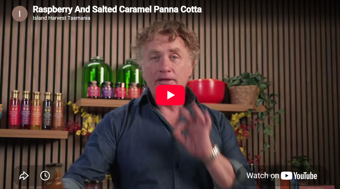 YT Raspberry And Salted Caramel Panna Cotta